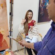 Мастер-класс А.Баяндина в Галерее “Has Sanat”